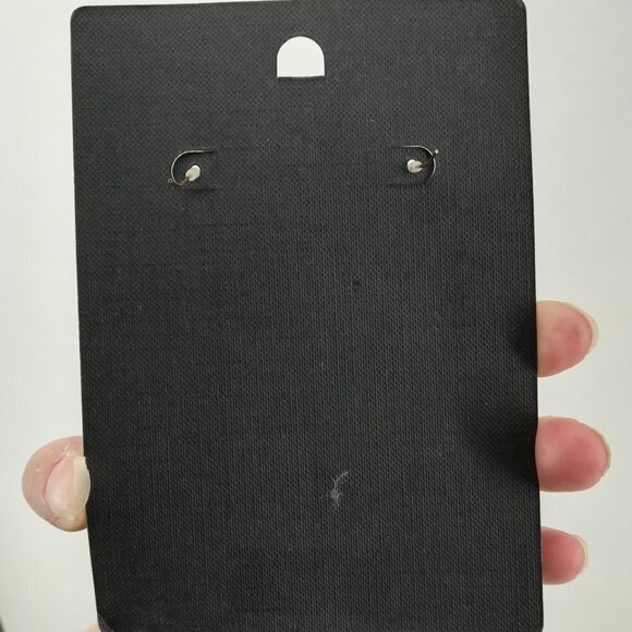 Ava & Aiden Dangly Metallic Rhinestone Earrings - Picture 5 of 5